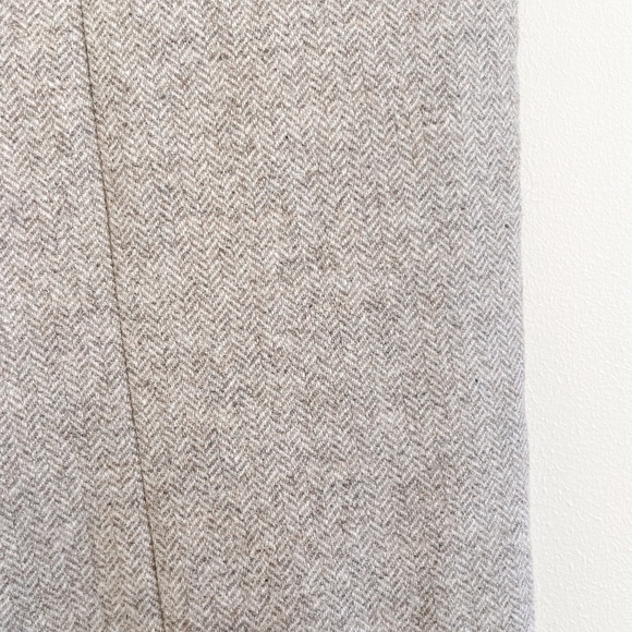 Sézane Francesca Trousers Chevron Ecru Taupe 8 (FR 40) - Picture 7 of 11